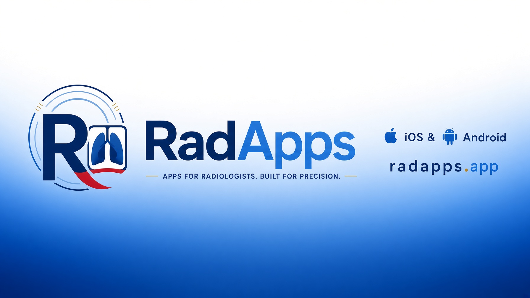 RadApps — Apps for radiologists. Built for precision. iOS & Android. radapps.app